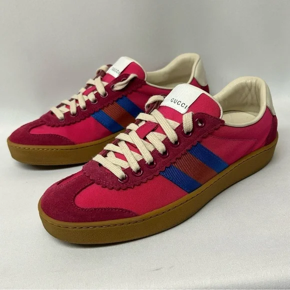 Gucci G74 Pink Low Top Women’s Sneakers Trainers 6 / 36 - Picture 6 of 13
